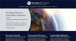 Desktop Screenshot of kerridgepartners.com