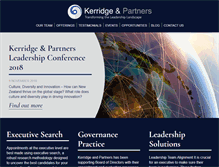 Tablet Screenshot of kerridgepartners.com